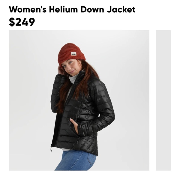 NWT Outdoor Research Women’s Helium Down Jacket - Picture 7 of 8